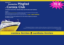 Corsica Ferries Landing Page